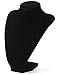 ifavor123 Black Velvet Necklace Display 3D Jewelry Bust Stand (1)