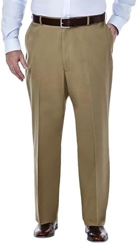 Haggar mens Big-tall Premium No Iron Khaki Classic-fit Expandable-waist Flat -front dress pants, British Khaki, 54W x 30L US price in Saudi Arabia |  Amazon Saudi Arabia | kanbkam