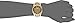 GUESS Women's U0534L2 Gold-Tone Flora Watch with Metallic Gold Genuine Patent Leather Strap
