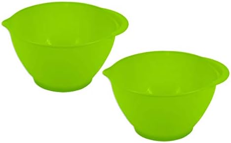 Bright Kitchen Mixing Bowl 20cm Diameter for Baking & Cooking - Pack of 2