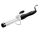 Spaire Curling Iron Wand Ceramic Temperature Control with LCD Auto Shut Off Hair Curler Adiabatic Head PTC Fast Heating Diameter 32mm for Home, Travel, Salon ( Black & White )