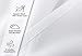 La Vie Moderne 1800 Thread Count Microfiber Euro Shams 26 x 26 inch | Set of 2 | White