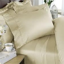 1800 Series 7-Pcs Super soft high quality Duvet set+Sheet set 100% Egyptian linens (Beige, King)