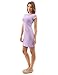 PattyBoutik Women's Boat Neck Cap Sleeve Dress