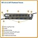 Tripp Lite 12-Outlet Rackmount PDU Power Strip, Six Front & Six Rear Facing Outlets, 20A, 120V, 15ft Cord with L5-20P Plug, Horizontal 1U Rack Mount, Lifetime Manufacturer's Warranty (RS-1215-20T)
