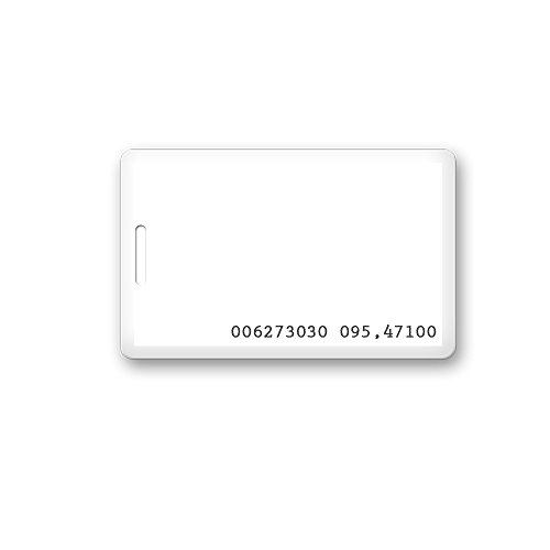 YIQing 20pcs RFID 125KHz Proximity ID Thick Card Compatible with EM4100 TK4100 (1.8mm) with UID Series Number for Access Control System,Key Card,Membership Card