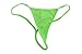 Flirtzy Mini Micro Lycra Y Back G-String Thong with Breakaway Clasps, S/M, 7 Pack