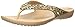 crocs Women's Kadee II Leopard Print Flip Flop, Gold, 10 M US