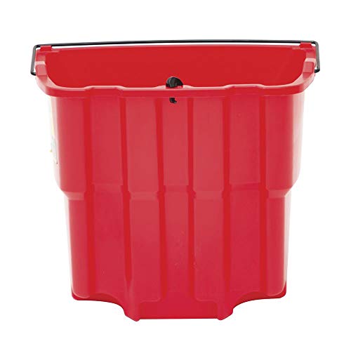 Rubbermaid Dirty Water Bucket for WaveBrake 2.0 Mop Buckets, Red