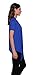 Free to Live Women's Short Sleeve Light Weight Open Front Cardigan (XL, Royal Blue)