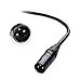 Cable Matters 6.35mm (1/4 Inch) Short TRS to XLR Cable - 3ft, Male to Male XLR to TRS Cable, Black – Not for Microphone Use