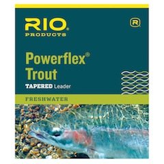 Kingfisher Fly Fishing Rio Powerflex Fly Fishing Leader EcoPuck 7 1/2 FT - 5X - 5 Pack