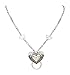 New Eyeglass/Id Badge Holder Necklace Lanyard with Ornate Heart Pendant