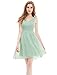 Ever Pretty Short Sleeveless Empire Waist Bridesmaids Dress 03909