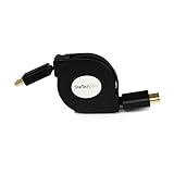 StarTech.com 4 ft Retractable High Speed HDMI Cable with Ethernet - HDMI to HDMI (HDAARET4)