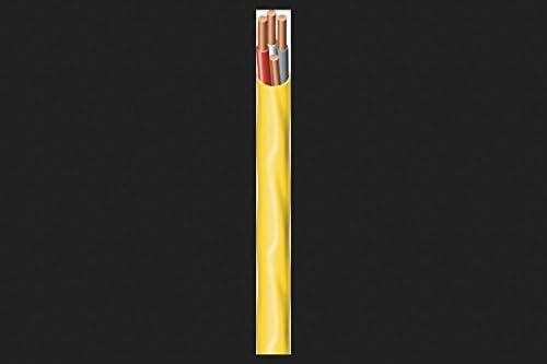 SOUTHWIRE COMPANY LL 63947655 Romex Type Nm-B Wg Non-Metallic Wire, 250 ft. 12/3, Yellow