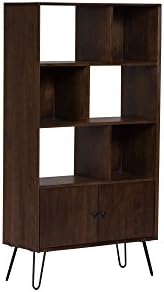 Porter Designs HC2681M01-C Graphik Bookcase, Brown