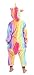 Dingwangyang Unisex-Children Unicorn Pajamas Halloween Animal Cosplay Costume Kigurumi