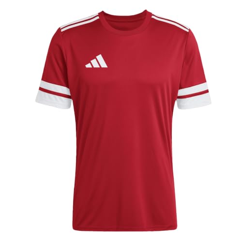 Hombre Squadra25 Jersey Short Sleeve Shirt, Team Power Red 2 / White, M
