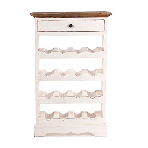 DESIGN DELIGHTS rustikales WEINREGAL Cortez 85 | 85x55cm(HxB) Massivholz | Flaschenregal, Weinflaschenregal aus Holz… – Bild 3