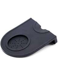 Coffee Tamper Mat Holder Pad Small - DGQ Silicone Espresso Tamping Mat Black Anti Slip Corner Tamping Pad