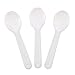 Mini Plastic Tasting Spoons And Ice Cream Spoons (Pack with 100 spoons)