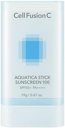 [Cell Fushion C] Aquatica Stick Sunscreen 100 19g UV Protection for Face Neck