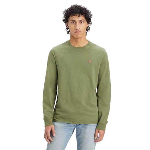 Long-Sleeve Original Housemark Tee, Uomo, Bluish Olive, L