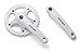 Retrospec Bicycles Fixed-Gear Crank Single-Speed Road Bicycle Forged Crankset, White, 48T