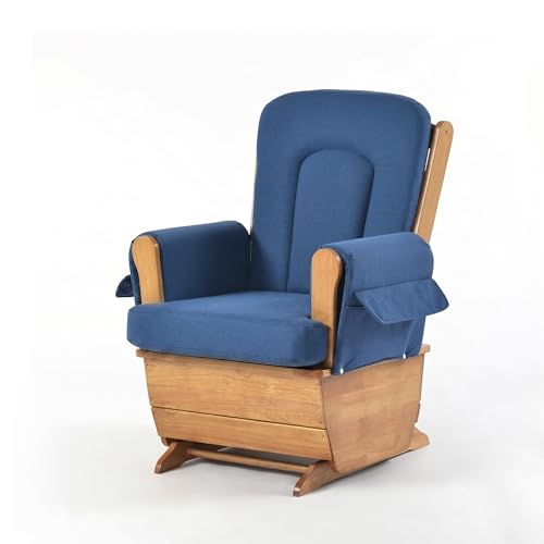 GUIDEWILL Nursery Glider Chair for Daycare, Commercial-Grade (Wide Seat)