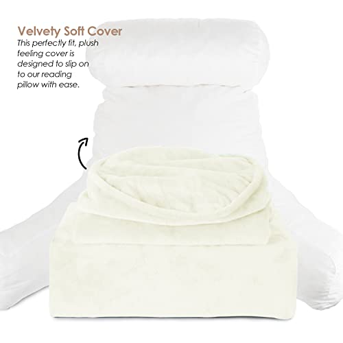 Nestl Reading Pillow Covers, (Cover ONLY) Extra Large Bed Rest Pillow