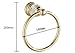 AUSWIND Gold Polished Stainless Steel Crystal Towel Ring Wall Mounted Bathroom Accessory Set LK28