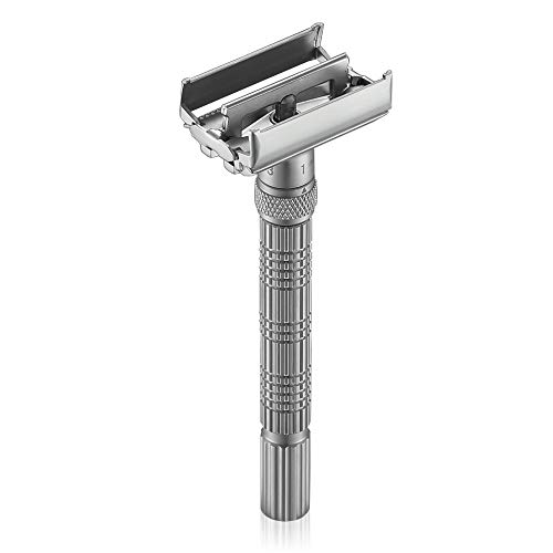 Adjustable Double Edge Safety Razor, The Crusader by VIKINGS BLADE