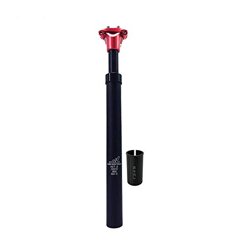 Black Red Suspension Seat Post 27.2/28.6/30.0/30.4/30.9/31.6/33.9 x 350mm Seatpost (30.8x350mm)