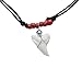 exoticdream Real Shark Tooth Necklace Rasta Jamaican Surfer Hawaiian Beach Boys Girls - Small Beads