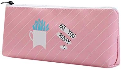 Dsood Cactus Pencil Case Large Capacity Pen Case Double Zippers Pen Bag Office Stationery Bag Cosmetic Bag for Gilrs
