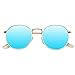 WearMe Pro - Reflective Lens Round Trendy Sunglasses