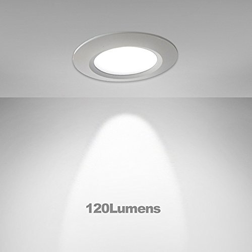 WarmCare 12V LED RV Ceiling Dome Light Interior Lighting Downlight for Trailer Camper Motorhome Sailboat Yacht White 4Pcs - Thumbnail 5