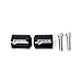 Krator Black Bar Ends Logo Hand Grip Handlebar End Caps For 2003-2012 Kawasaki ZX6R-636