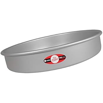 Fat Daddio's PRD-123 Round Cake Pan, 12 x 3 Inch, Silver