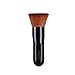 Foundation Makeup Brush Flat Kabuki Face Make Up Powder Stippling Concealer Brushes Natural Professional for Liquid BB Cream Blending Mineral Travel Cosmetic Tool Gift Kit (Black)