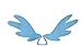 My Little Pony Plush Costume Wings (Light Blue)