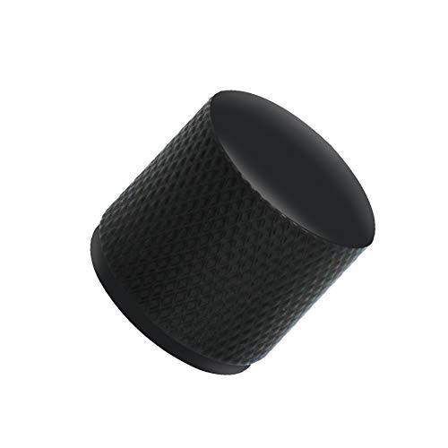 mxuteuk 4pcs Black Metal Potentiometer Control Knob Volume Audio