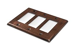 Monarch Pure Copper Hammered Triple Rocker Wall