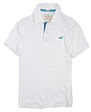 Hollister Men's Polo Shirt T Shirt (M, White 188)
