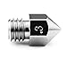 Micro Swiss Plated Wear Resistant Nozzle MK8 MakerBot, CraftBot, BQ Witbox, BQ Prusa I3 Hephestos .3mm (M2549-03)