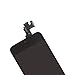 iRepair Master For iPhone 5C LCD Display Screen Touch Digitizer Full Assembly Replacement with Home Button, Front Camera, Ear Speaker, Repair Tools and Tempered Glass, Black