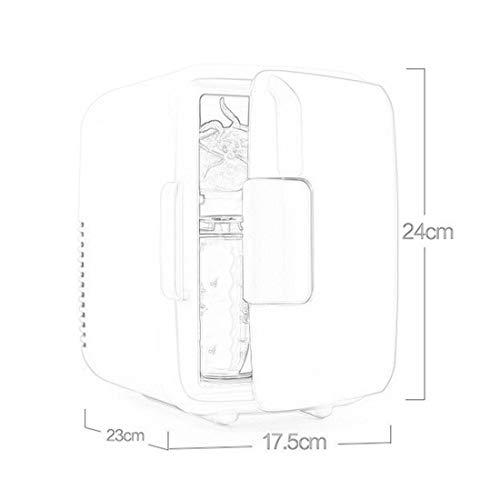 Portable Car Freezer 4L Mini Fridge Refrigerator Car Home Dual Use Car Fridge 12V Cooler Heater Universal Vehicle Parts - pink - Thumbnail 2