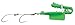 Pro-Troll Fishing Products Roto-Chip Bait Holder with EChip, Size 5B, Glow Green