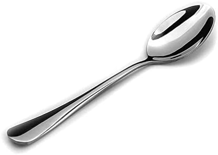 Maestro Craft Pack of 6 Stainless Steel Coffee Spoons, 14cm Teaspoons Set, Kitchen Cutlery Food Grade Set, Dishwasher Safe Small Tea Spoons